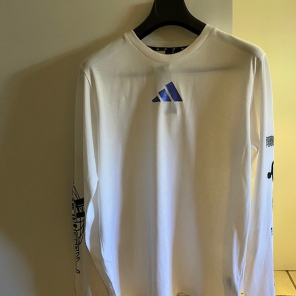 ADIDAS MENS 'GLOBAL' LONG SLEEVE TEE - Picture 6 of 6